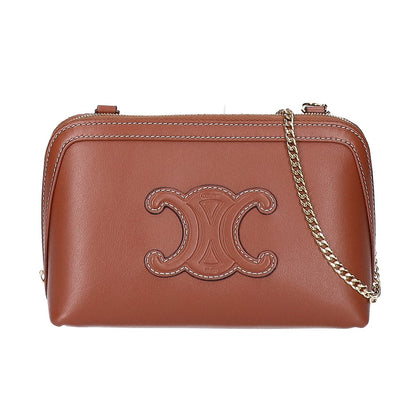 CELINE セリーヌ 10E383DR8.04LU スムースカーフスキン チェーンクラッチ ショルダーバッグ