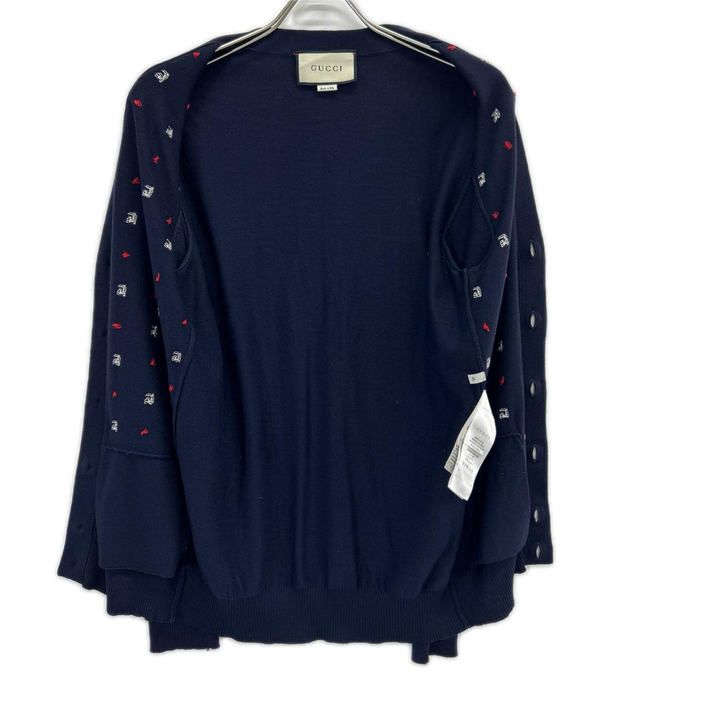 GUCCI グッチ 19SS 546276 ネイビー Gモチーフウール カーディガン トップス