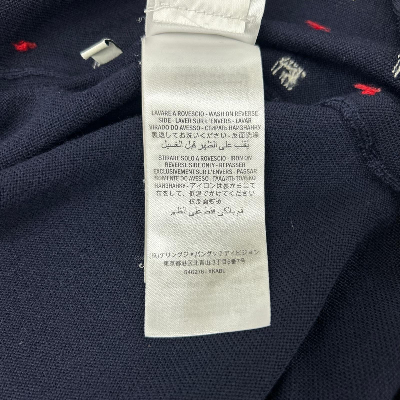 GUCCI グッチ 19SS 546276 ネイビー Gモチーフウール カーディガン トップス