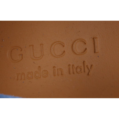 GUCCI グッチ 782672 ブルー スエード ホースビット ローファー シューズ