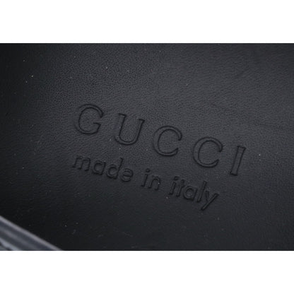 GUCCI グッチ 761519 ブラック レザー シェーリング ローファー シューズ