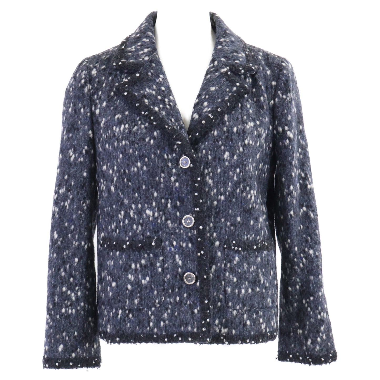 CHANEL シャネル 【国内正規】01A P18265V10470 ココマークボタン ショートジャケット ジャケット