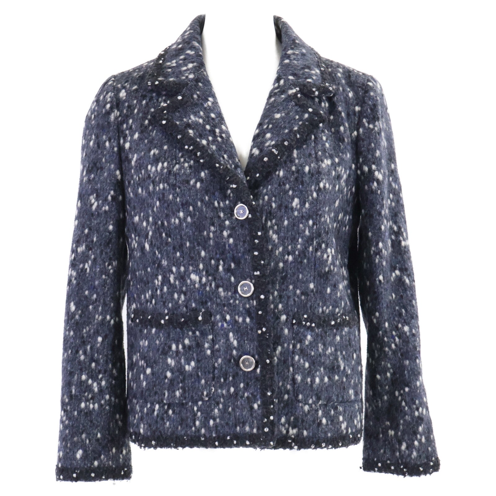 CHANEL シャネル 【国内正規】01A P18265V10470 ココマークボタン ショートジャケット ジャケット