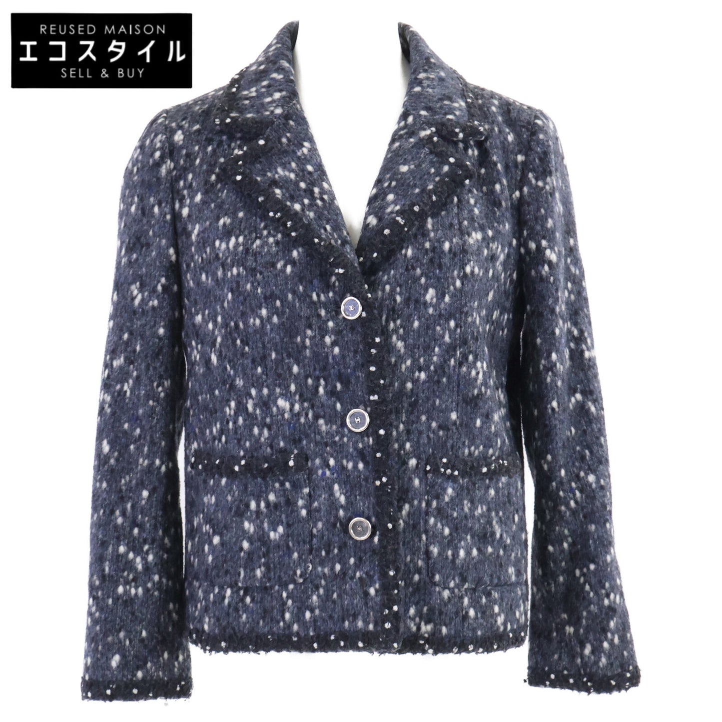 CHANEL シャネル 【国内正規】01A P18265V10470 ココマークボタン ショートジャケット ジャケット