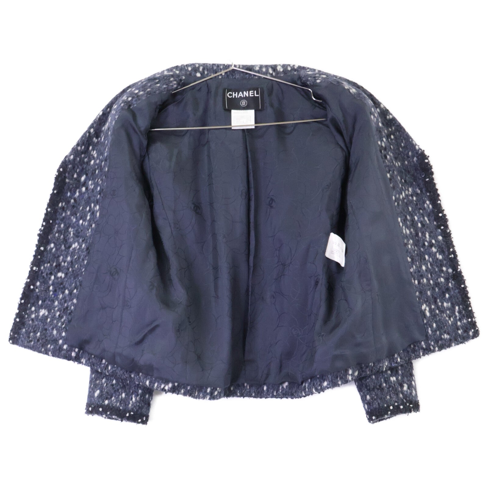 CHANEL シャネル 【国内正規】01A P18265V10470 ココマークボタン ショートジャケット ジャケット