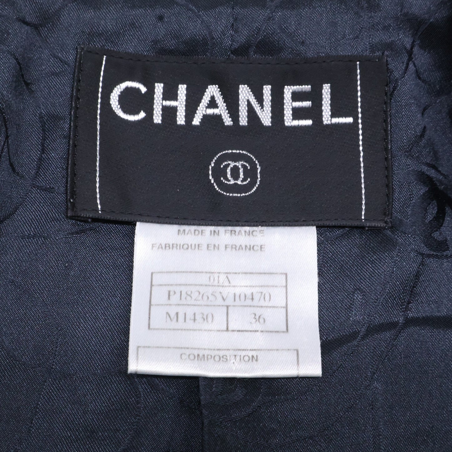 CHANEL シャネル 【国内正規】01A P18265V10470 ココマークボタン ショートジャケット ジャケット