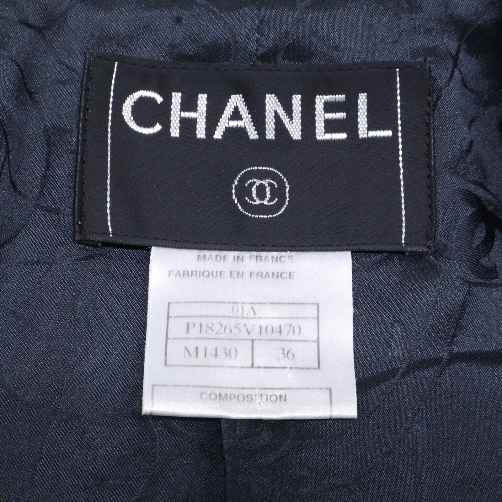 CHANEL シャネル 【国内正規】01A P18265V10470 ココマークボタン ショートジャケット ジャケット