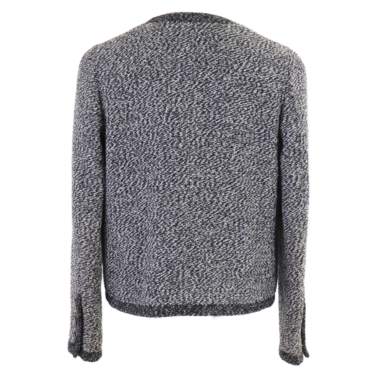 CHANEL シャネル 【国内正規】97C P08662V05287 ココマークボタン ツイード ノーカラージャケット ジャケット