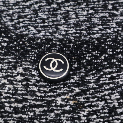 CHANEL シャネル 【国内正規】97C P08662V05287 ココマークボタン ツイード ノーカラージャケット ジャケット