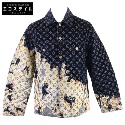 LOUIS VUITTON ルイヴィトン 【美品/国内正規/24年製】RM241M FRV HQA02W モノグラムブリーチ ベロアジャケット ジャケット