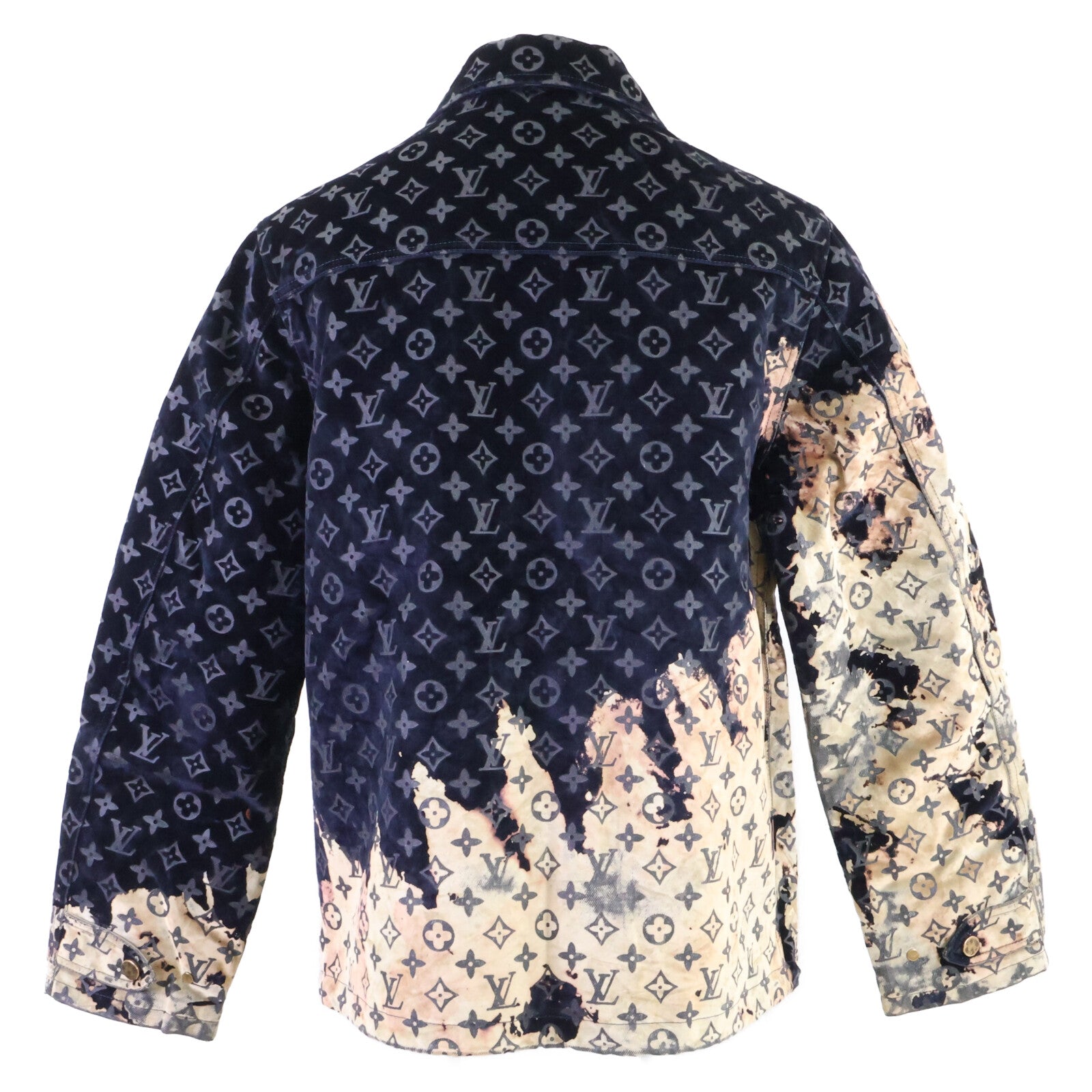LOUIS VUITTON ルイヴィトン 【美品/国内正規/24年製】RM241M FRV HQA02W モノグラムブリーチ ベロアジャケット ジャケット
