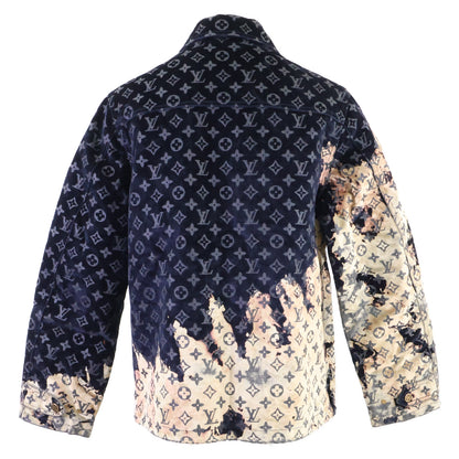 LOUIS VUITTON ルイヴィトン 【美品/国内正規/24年製】RM241M FRV HQA02W モノグラムブリーチ ベロアジャケット ジャケット