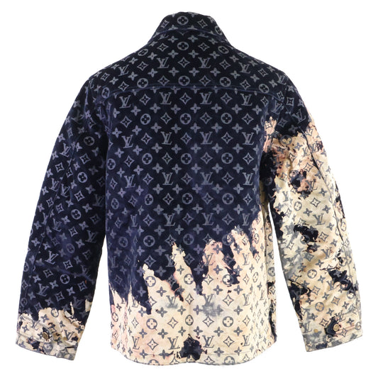 LOUIS VUITTON ルイヴィトン 【美品/国内正規/24年製】RM241M FRV HQA02W モノグラムブリーチ ベロアジャケット ジャケット