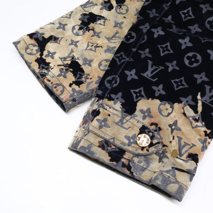 LOUIS VUITTON ルイヴィトン 【美品/国内正規/24年製】RM241M FRV HQA02W モノグラムブリーチ ベロアジャケット ジャケット