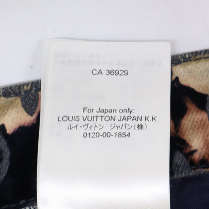 LOUIS VUITTON ルイヴィトン 【美品/国内正規/24年製】24ss RM241M FRV HQD02W モノグラムブリーチ ジップフライ ベロアパンツ ボトムス