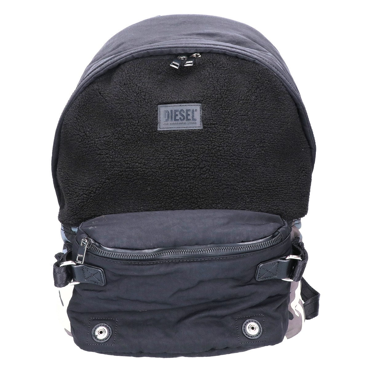 DIESEL ディーゼル X08249 P4281 T8013 カモフラージュ柄 ナイロン/ボア ドッキングパックパック リュック バックパック