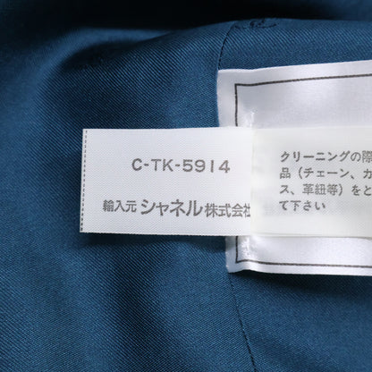 CHANEL シャネル 【国内正規】P09183V05802 チェック ココマークボタン ツイード ノーカラージャケット ジャケット