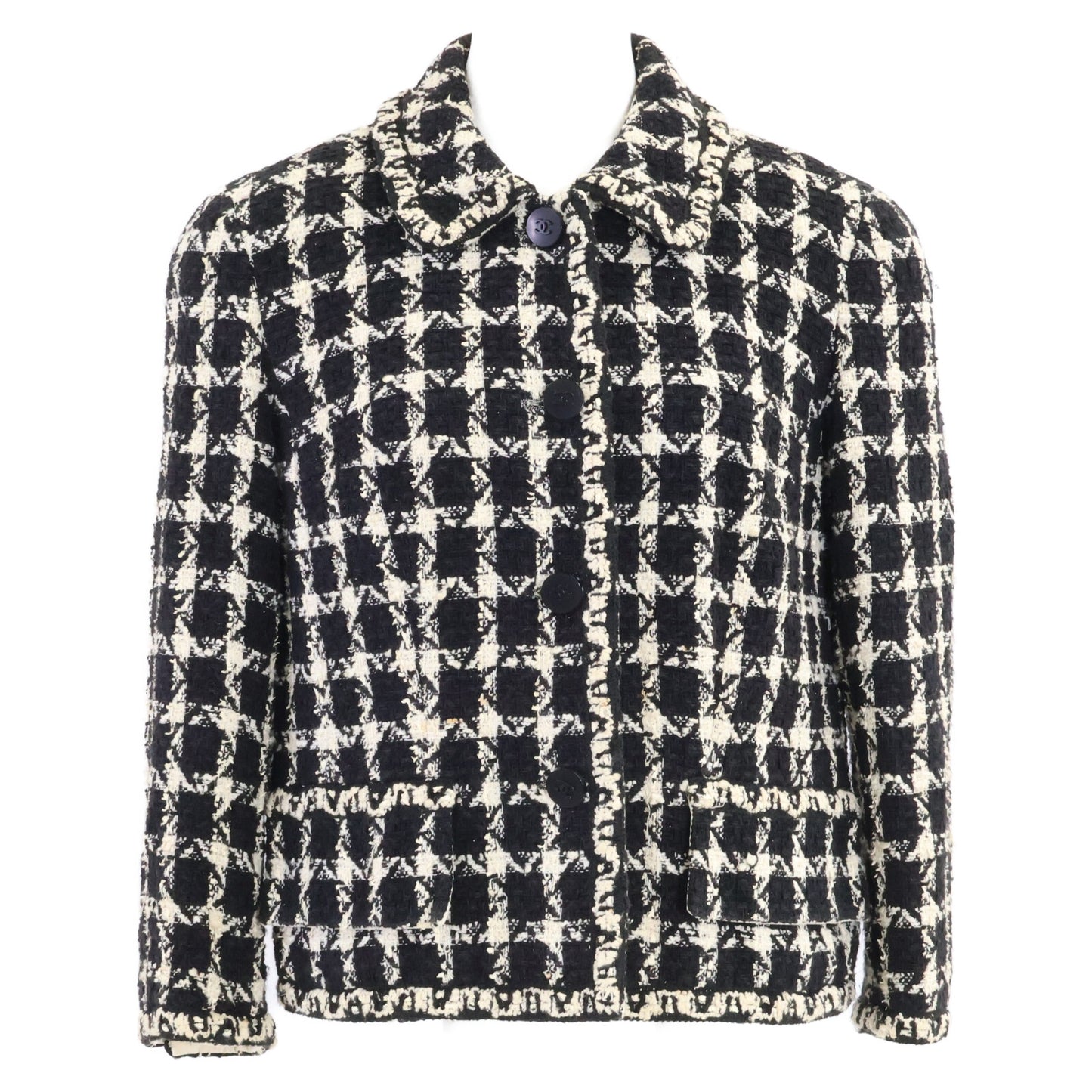 CHANEL シャネル 【国内正規】P09771V06207 ココマークボタン ツイード ジャケット ジャケット