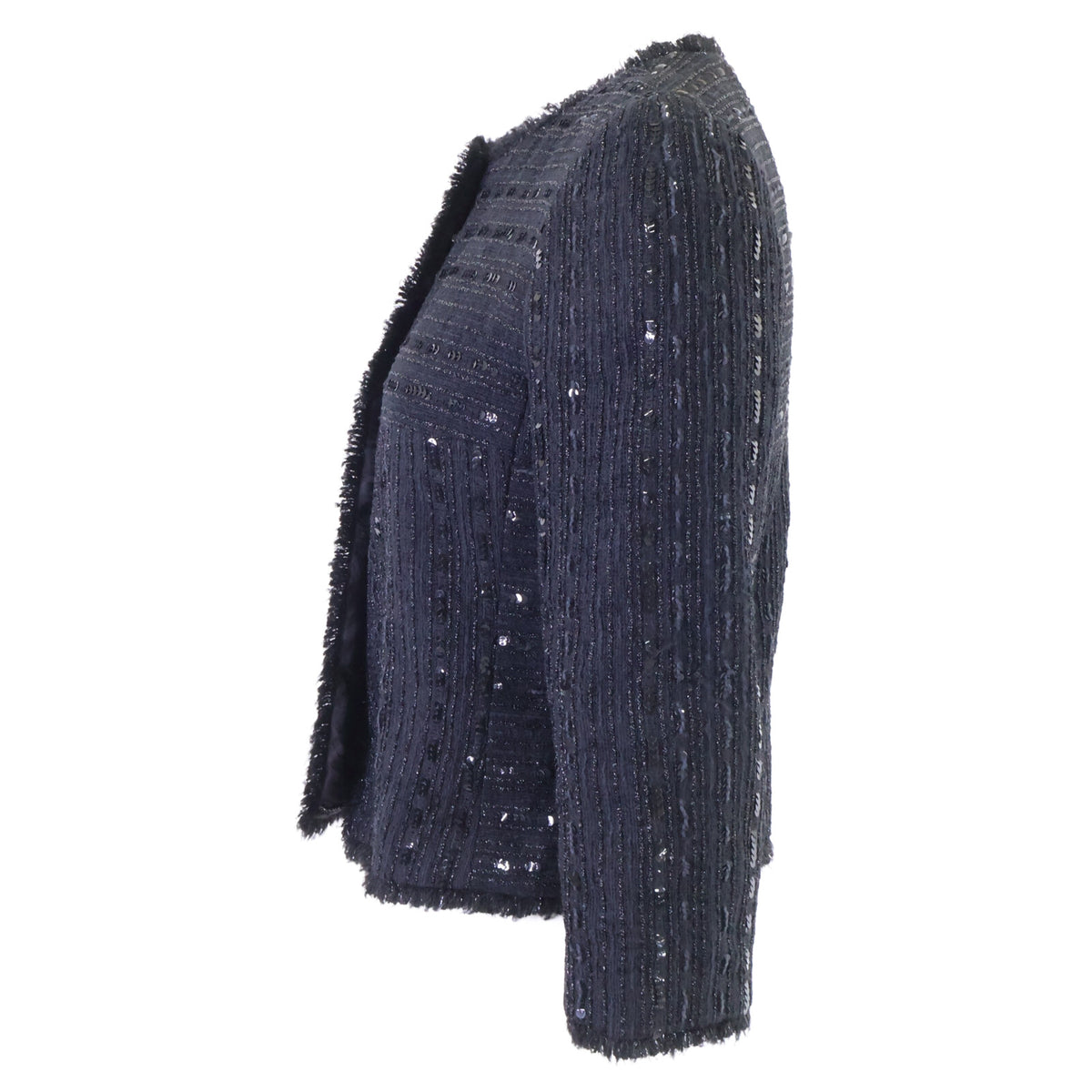 CHANEL シャネル 【国内正規】P14636V08298 スパンコール ノーカラージャケット ジャケット