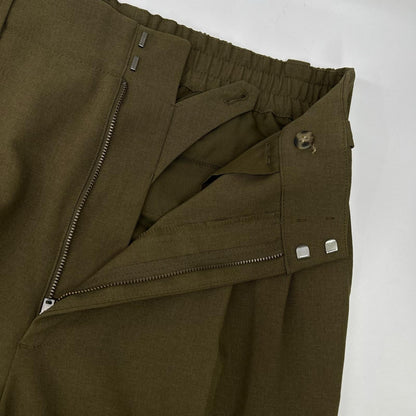 MARNI マルニ ×ユニクロ オリーブ テーラードジャケット×ワイドフィットパンツ セットアップ スーツ セットアップ