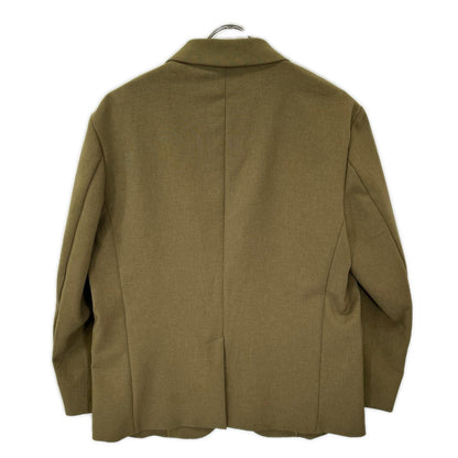 MARNI マルニ ×ユニクロ オリーブ テーラードジャケット×ワイドフィットパンツ セットアップ スーツ セットアップ