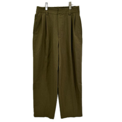 MARNI マルニ ×ユニクロ オリーブ テーラードジャケット×ワイドフィットパンツ セットアップ スーツ セットアップ