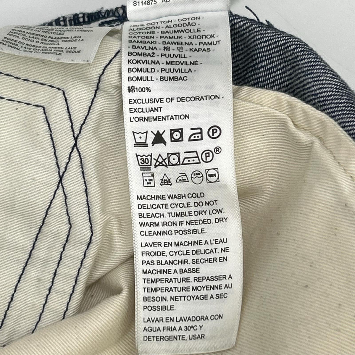 LEVI'S リーバイス PC9-A5878-0007 BLUE TAB 505 レギュラーフィットジーンズ ボトムス