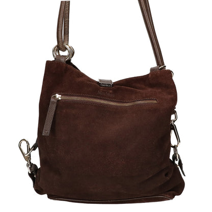 Max Mara マックスマーラ スエード/レザー ショルダーバッグ
