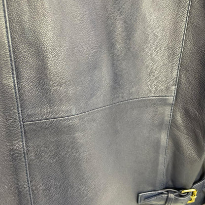 PaulSmith ポールスミス ネイビー ゴートレザー シングルライダースジャケット ジャケット