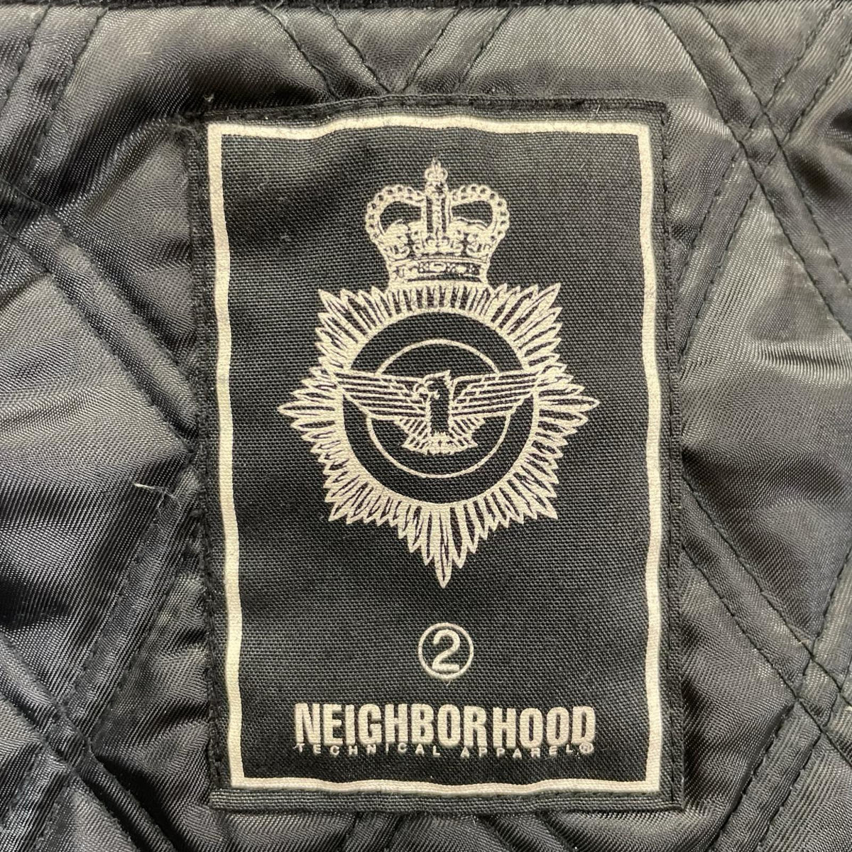 NEIGHBORHOOD ネイバーフッド ブラック ナイロン ボンバージャケット ジャケット
