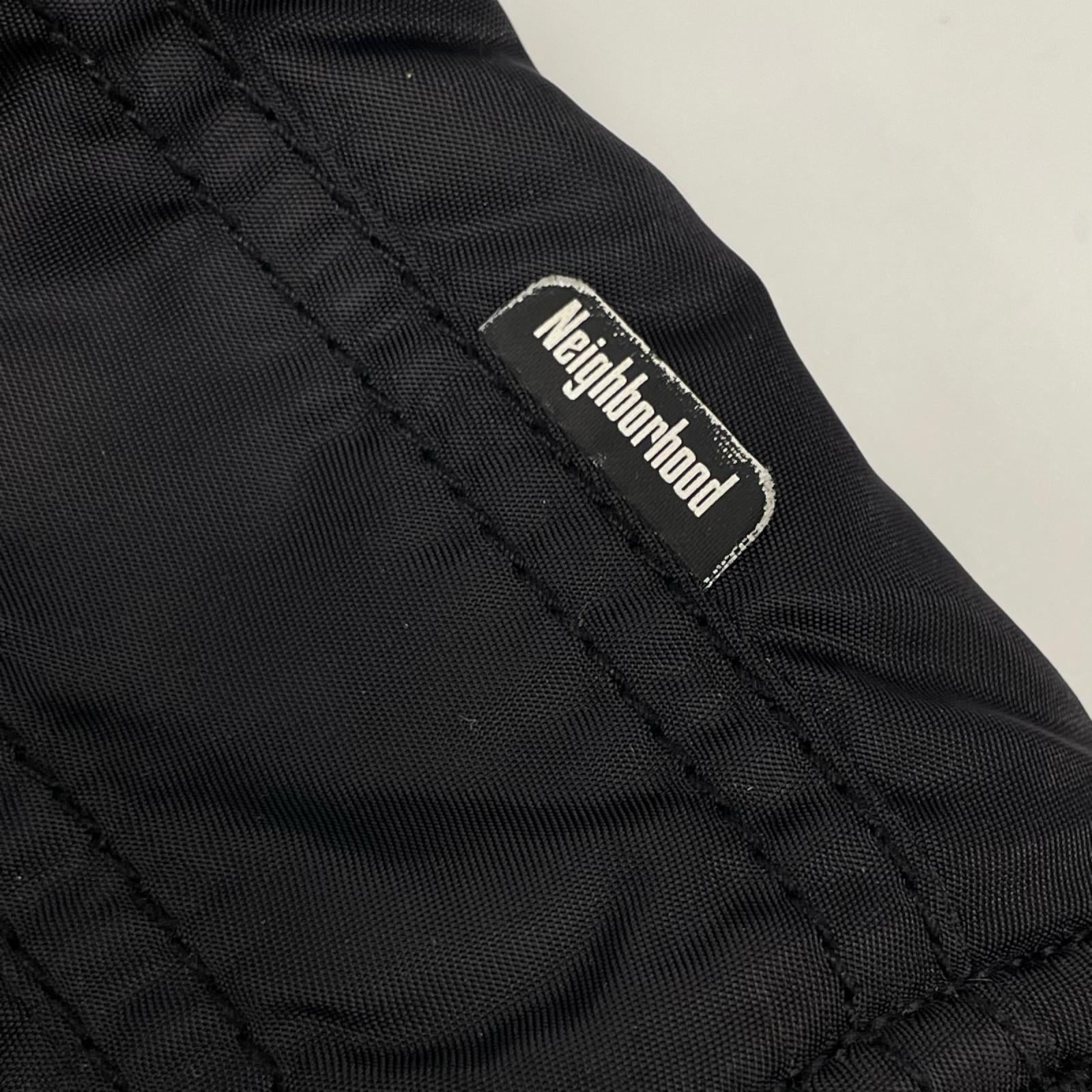 NEIGHBORHOOD ネイバーフッド ブラック ナイロン ボンバージャケット ジャケット