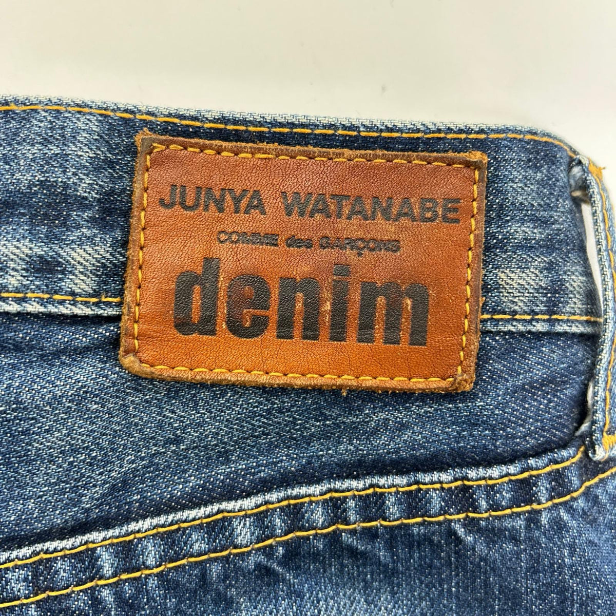 JUNYA WATANABE MAN ジュンヤワタナベマン JZ-P202 インディゴ コットン ストレートデニムパンツ ボトムス