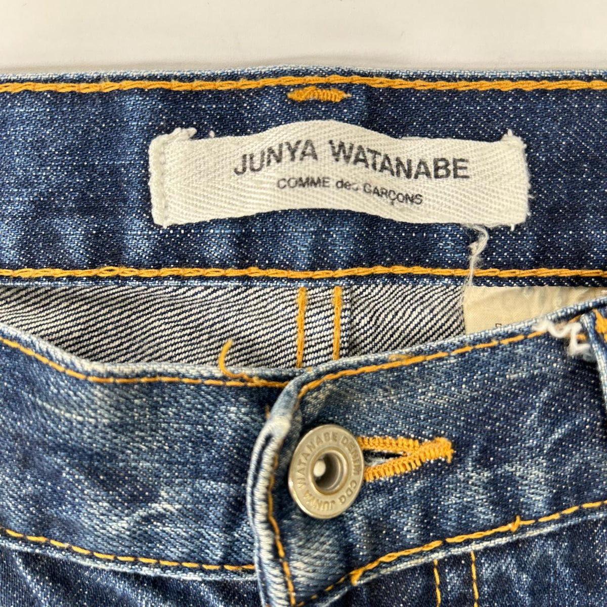 JUNYA WATANABE MAN ジュンヤワタナベマン JZ-P202 インディゴ コットン ストレートデニムパンツ ボトムス