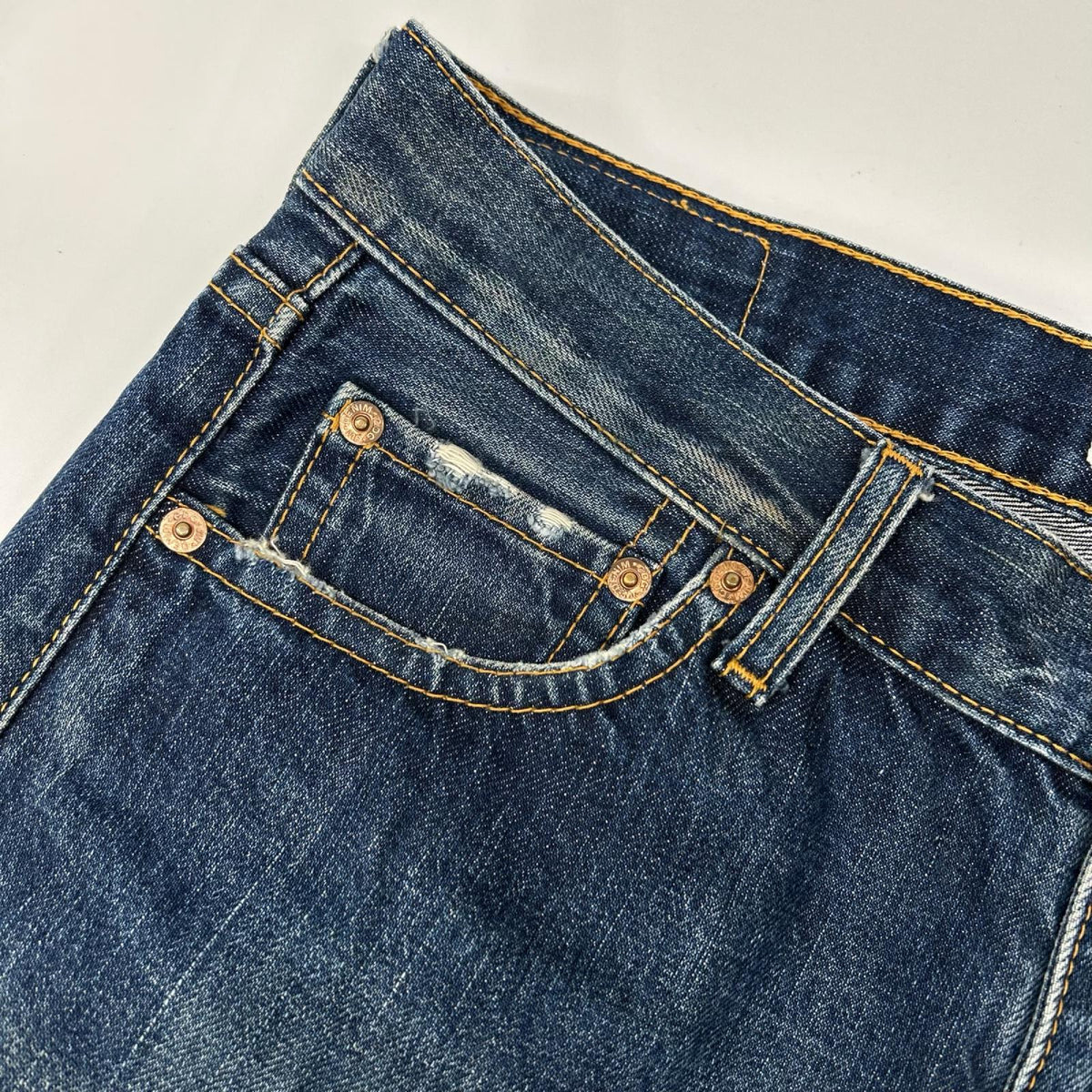 JUNYA WATANABE MAN ジュンヤワタナベマン JZ-P202 インディゴ コットン ストレートデニムパンツ ボトムス