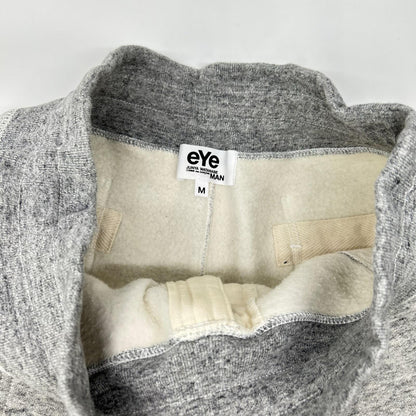 eYe JUNYA WATANABE MAN アイ ジュンヤ ワタナベ マン WP-T913 グレー コットン ポケット切替 スウェットパンツ ボトムス