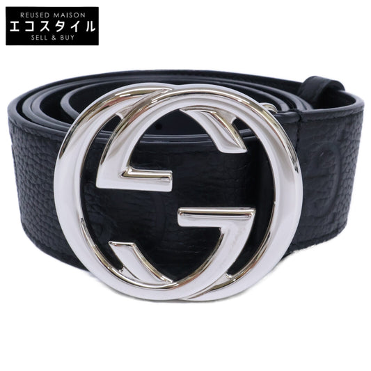 GUCCI グッチ 794196 AABZA インターロッキングG シグネチャー レザー ベルト
