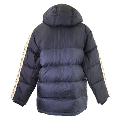 GUCCI グッチ 【美品/国内正規】598725 GGジャガード フード付ダウンジャケット ジャケット
