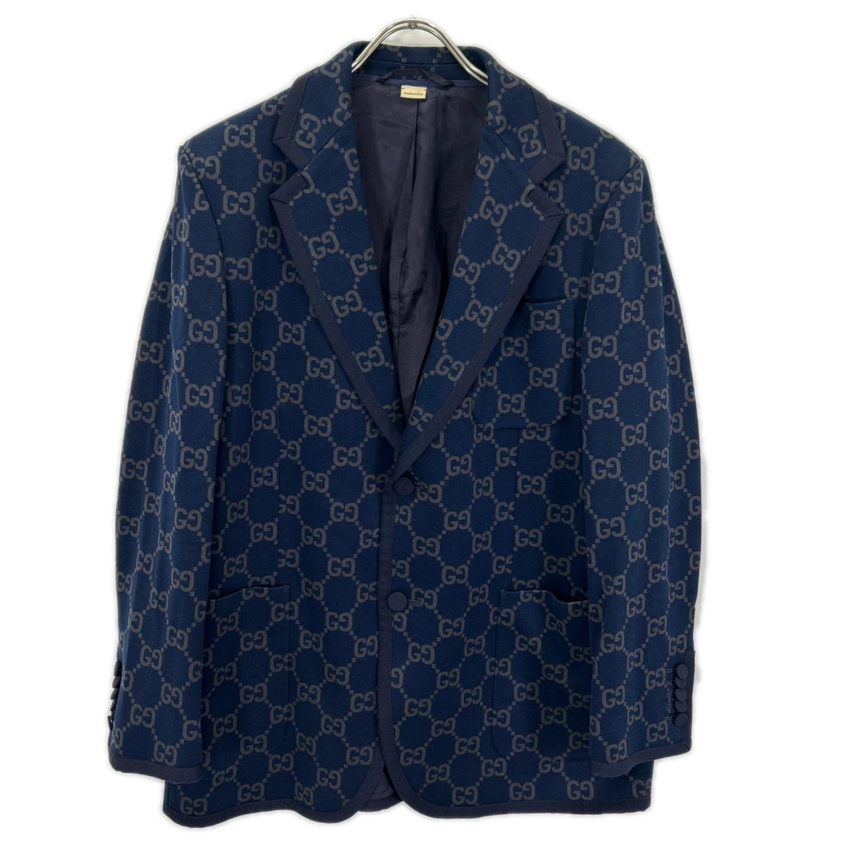GUCCI グッチ 24SS 770398 GGコットン シングルブレスト ジャケット ジャケット