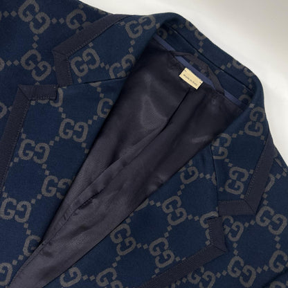 GUCCI グッチ 24SS 770398 GGコットン シングルブレスト ジャケット ジャケット