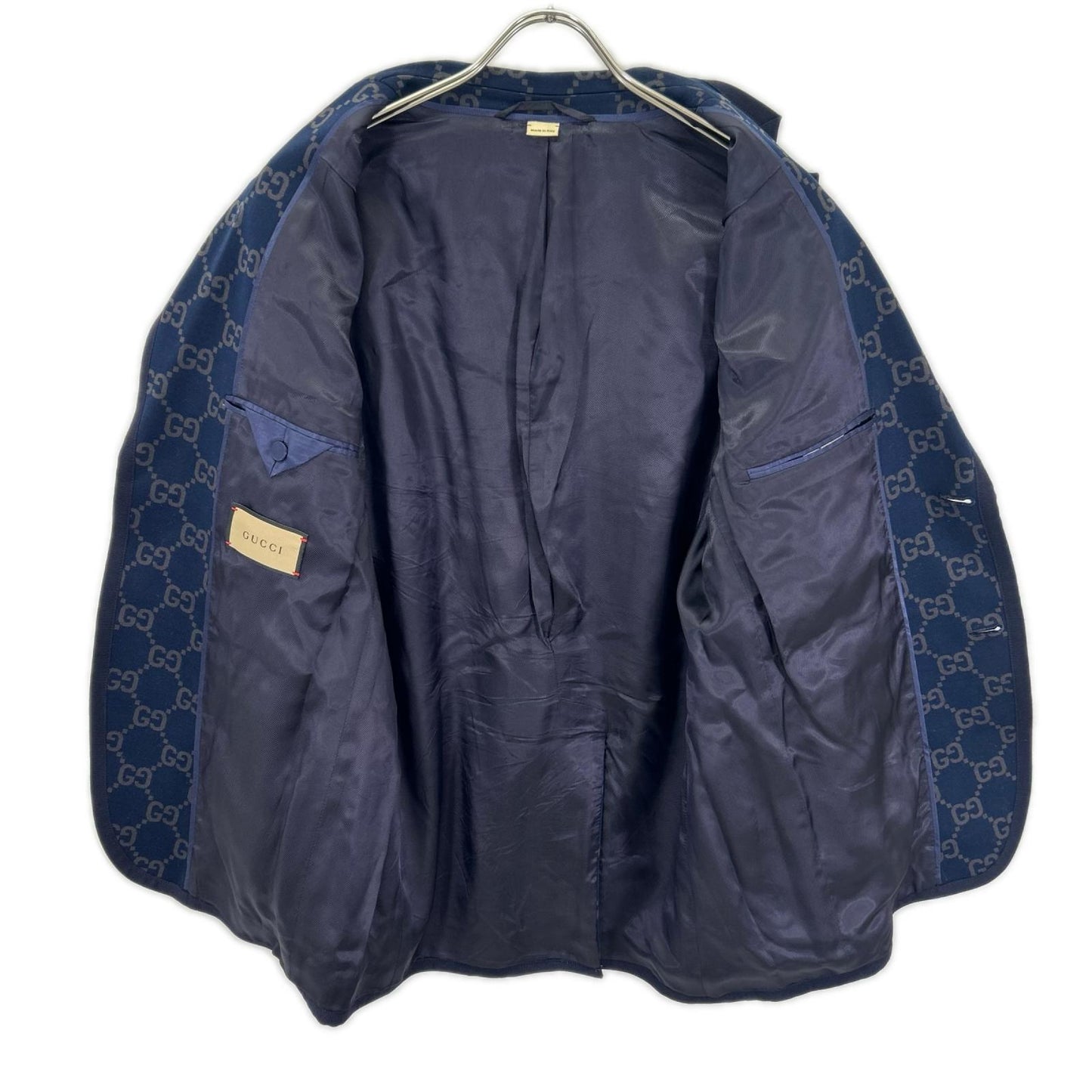GUCCI グッチ 24SS 770398 GGコットン シングルブレスト ジャケット ジャケット