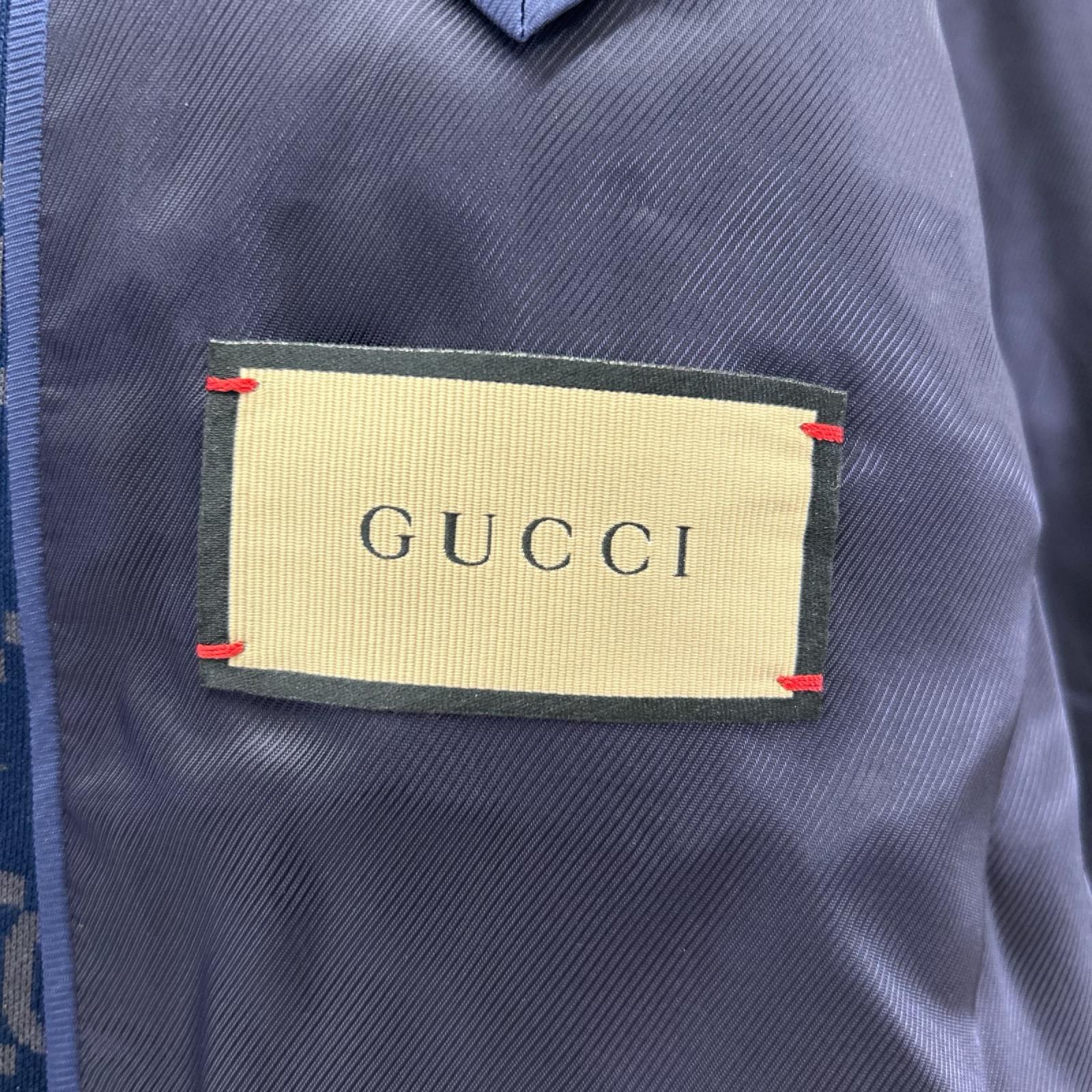 GUCCI グッチ 24SS 770398 GGコットン シングルブレスト ジャケット ジャケット