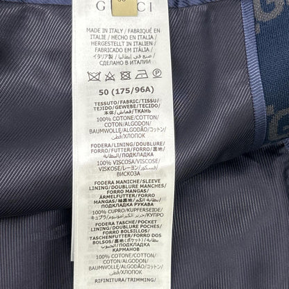 GUCCI グッチ 24SS 770398 GGコットン シングルブレスト ジャケット ジャケット