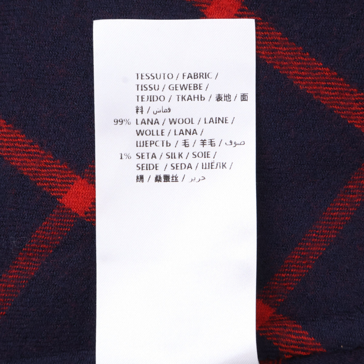 GUCCI グッチ 【国内正規】569213 シルク混 インターロッキングG 裏地チェック ポンチョ/ ジャケット