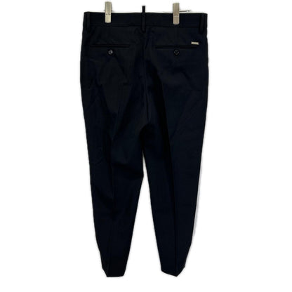 DSQUARED2 ディースクエアード S75KB0395 24年製 ブラック ウール スラックス パンツ ボトムス