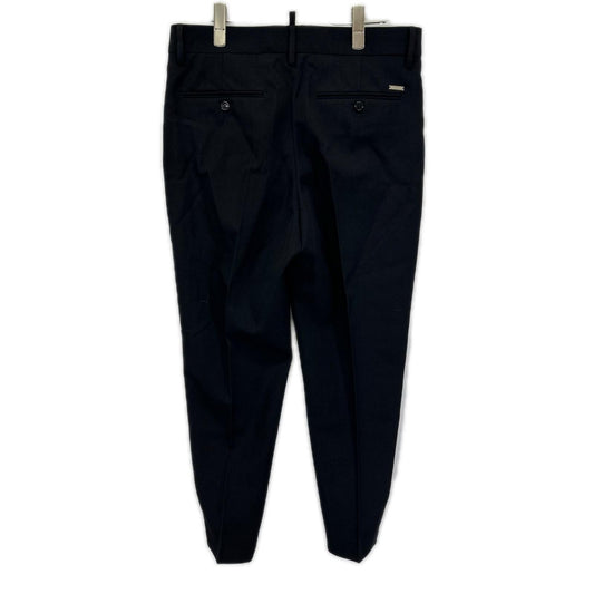 DSQUARED2 ディースクエアード S75KB0395 24年製 ブラック ウール スラックス パンツ ボトムス