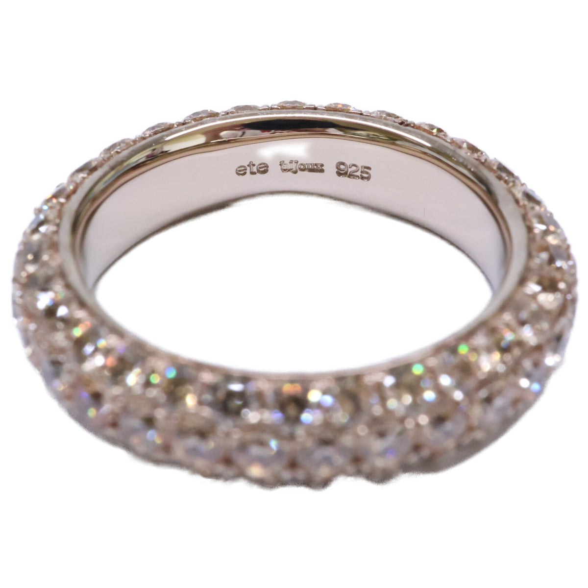 ete エテ 【美品】ete bijoux エテビジュー 925 Tone トーン ビジュー ハロー リング 指輪