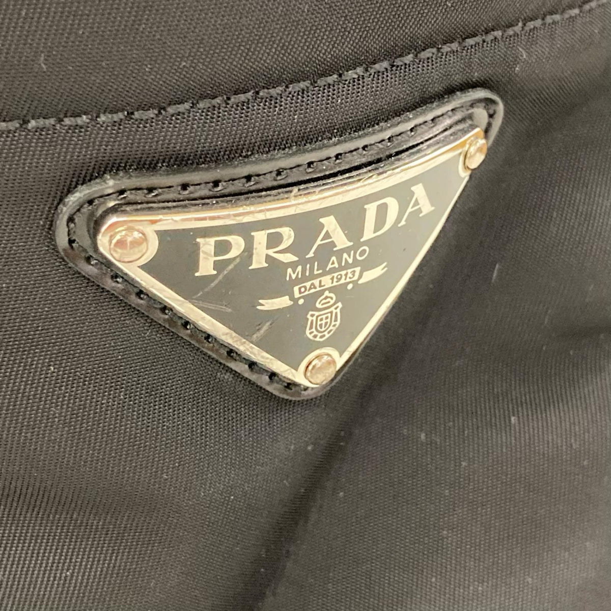 PRADA プラダ Re-Nylon トライアングルロゴプレート レースアップ ヒールブーツ シューズ