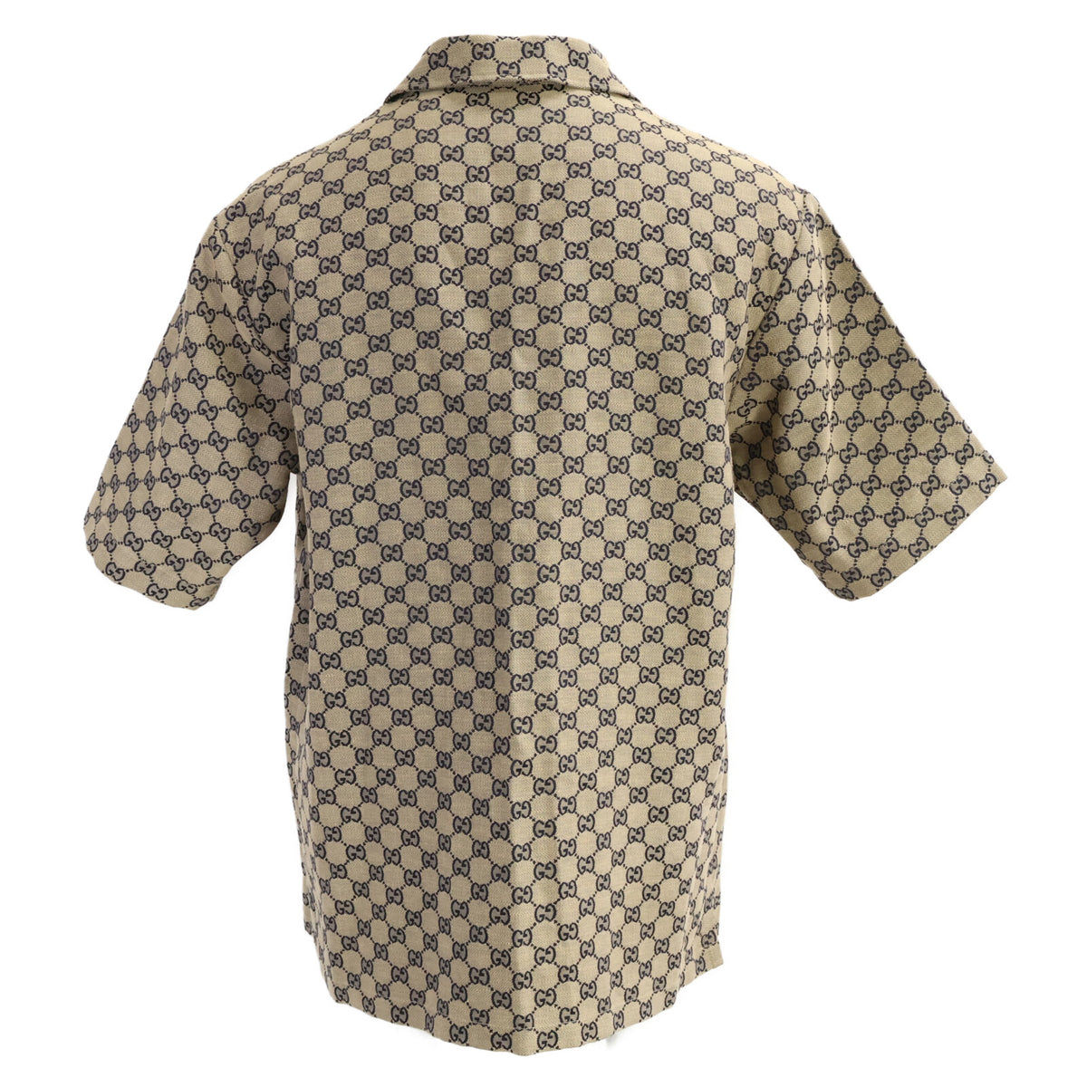 GUCCI グッチ 【美品/国内正規/23年製】742707 ZAM7G GGリネン ブレンド キャンバス シャツ トップス