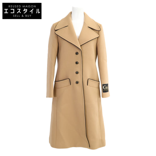 GUCCI グッチ 【美品/国内正規】652015 ウール シングル ロング コート