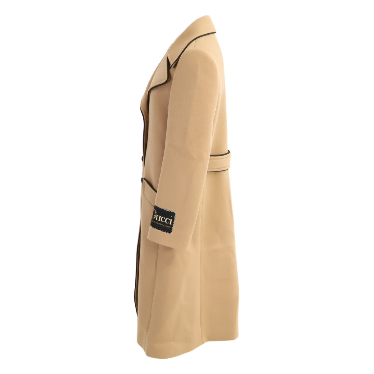 GUCCI Gucci 【Excellent condition/Domestic authorized】652015 Wool single-breasted long coat